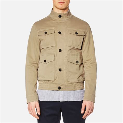 michael kors mens garment-dyed field jacket|Michael Kors Modern Fit 4 Pocket Field Jacket .